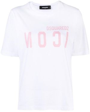 DSquared² Logo T-Shirt - White