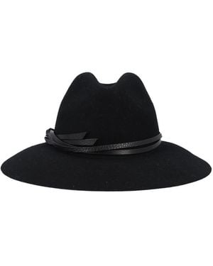 Golden Goose Solid Fedora Hat - Black