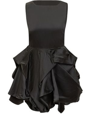 JW Anderson Square Neck Mini Dress - Black