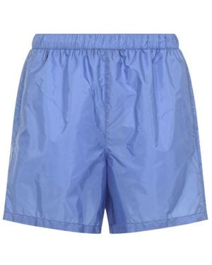 Prada Solid Swim Shorts - Blue