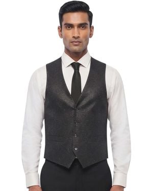 Corneliani Textured Waistcoat - Black