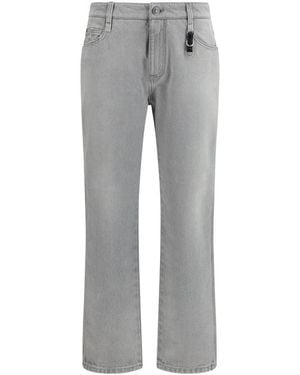Ermanno Scervino Boyfriend Mid Rise Jeans - Grey