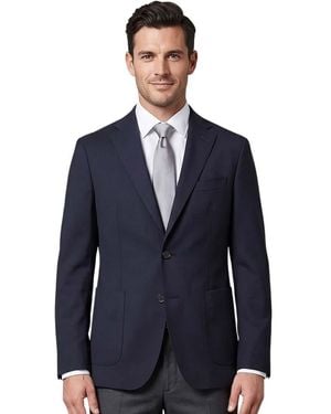 BOSS Solid Blazer - Blue