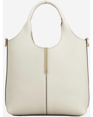 Tod's Mini Leather Tote - White