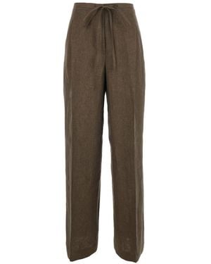 Rohe Relaxed Drawstring Pants - Brown