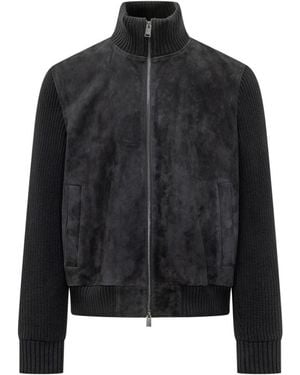 BOSS Mock Collar Jacket - Black