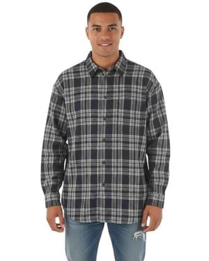 Samsøe & Samsøe Regular Check Shirt - Grey