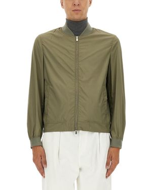 Brunello Cucinelli Solid None Jacket - Green