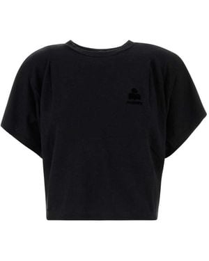 Isabel Marant Round Neck T-Shirt - Black