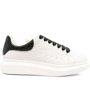 McQueen Textured Sneakers - White