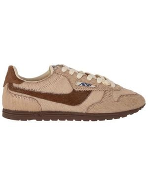 Autry Lace Up Sneakers - Brown