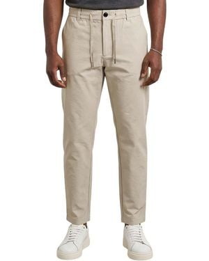 BOSS Regular Drawstring Pants - Natural