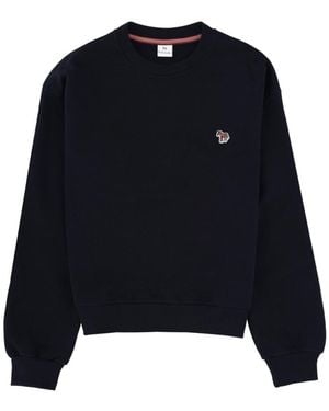 Paul Smith Logo Crew Neck Sweatshirt - Blue