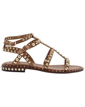 Ash Studded Sandals - Brown