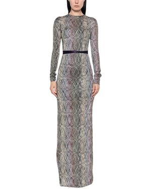 Missoni Crew Neck Maxi Dress - Gray