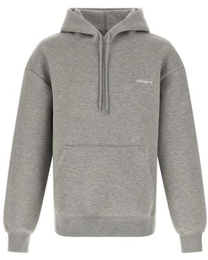Carhartt Logo Hoodie - Gray