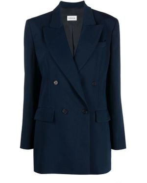 P.A.R.O.S.H. Peaked Lapel Jacket - Blue