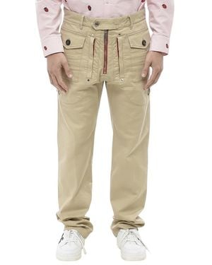 DSquared² Relaxed Cargo Pants - Natural