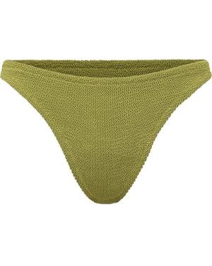 MC2 Saint Barth Textured Bikini Bottom Swimwear - Green