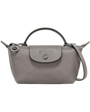 Longchamp Le Pliage Xs Crossbody Bag - Metallic