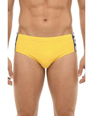 DSquared² Logo Swim Shorts - Yellow