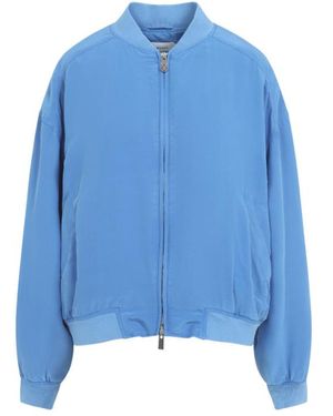 Versace Solid Jacket - Blue
