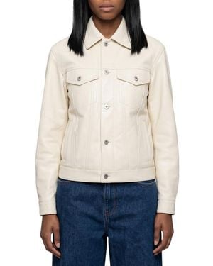Bottega Veneta Shirt Collar Jacket - Blue