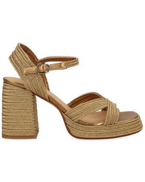 Castañer Solid Valley Sandals - Metallic
