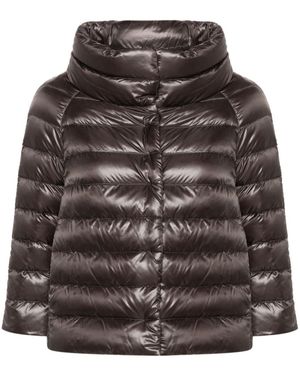 Herno Sofia Short Down Jacket - Brown