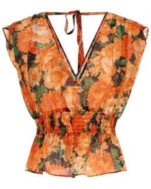 Pinko 'Arcore' Top - Orange