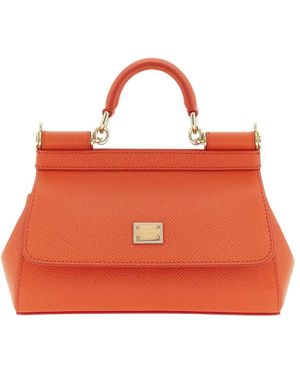 Dolce & Gabbana Sicily Mini Satchel - Red