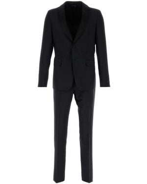 Prada Midnight Wool Blend Tuxedo - Black