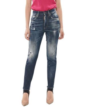 DSquared² Skinny High Rise Jeans - Blue