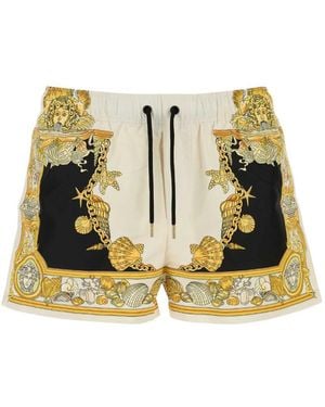 Versace Printed Swimming Shorts - Black
