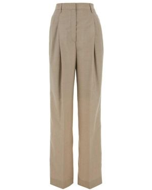 Prada Wide Leg Pant in Gray | Lyst