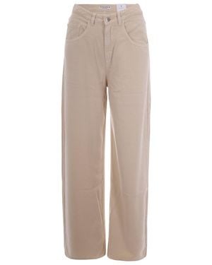 ICON DENIM Relaxed Mid Rise Jeans - Natural