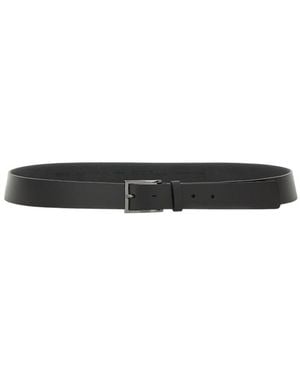 HUGO Solid Buckle Belt - Black