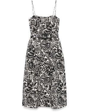 Ralph Lauren Floral Midi Dress - White