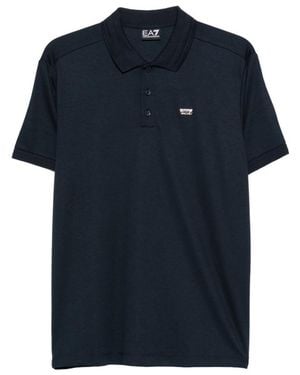 EA7 Shirt Collar Polo - Blue