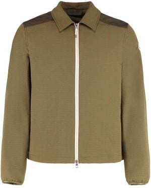 Moncler Zip-Up Shirt Jacket - Green