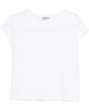 Base London Round Neck Top - White