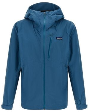 Patagonia Solid Hooded Jacket - Blue
