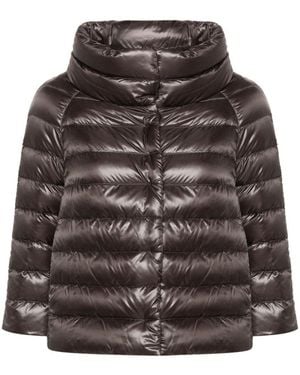 Herno Sofia Short Down Jacket - Brown