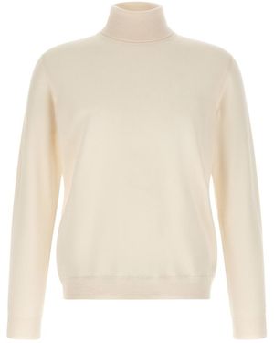 Zanone Turtle Neck Sweater - White