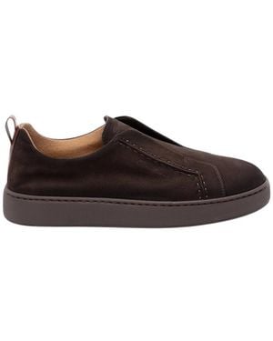Santoni Victory Sneakers - Brown