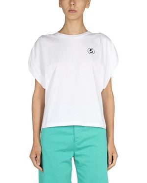 Department 5 Logo Crew Neck T-Shirt - White