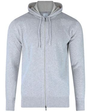 Eleventy Light Regular Hoodie - Blue