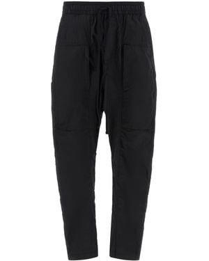 Thom Krom Relaxed Drawstring Pants - Black