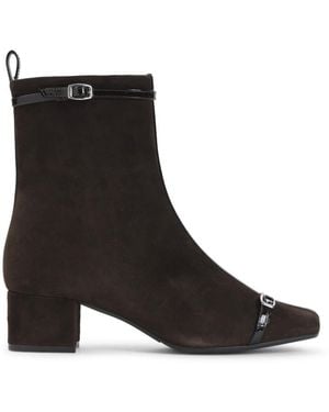 CAREL PARIS Suede Ankle Boots - Black