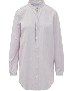 The Seafarer Relaxed Stripes Shirt - White